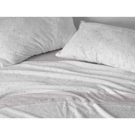 Jogo de lençóis coralina Elodie nude | Sábanas Burrito Blanco 2