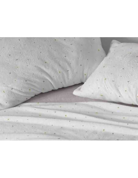 Juego de sábanas coralina Elodie nude | Sábanas Burrito Blanco