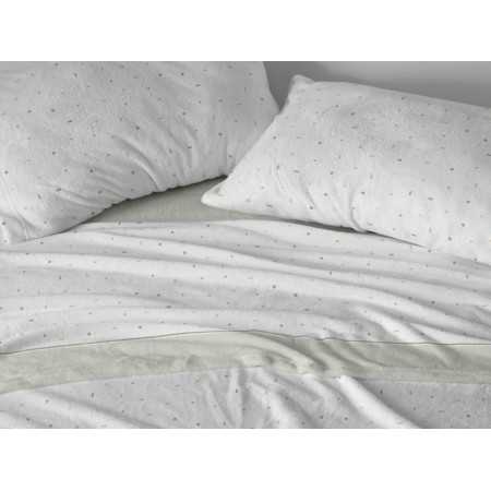 Juego de sábanas coralina Elodie menta | Sábanas Burrito Blanco 2