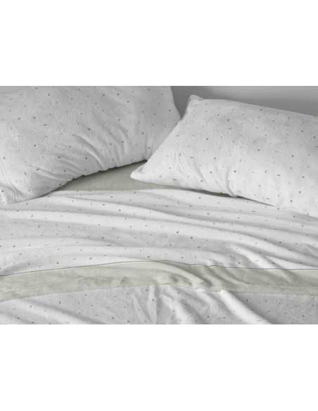 Jogo de lençóis coralina Elodie verde| Sábanas Burrito Blanco