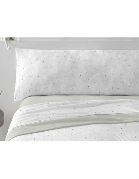 Jogo de lençóis coralina Elodie verde| Sábanas Burrito Blanco