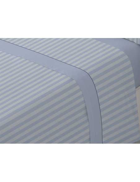 Sábanas Franela MB Anika Azul | Sábanas invierno algodón 100%