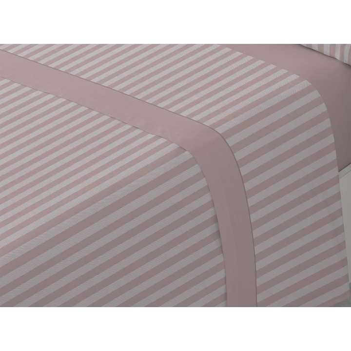 Lençóis de flanela MB Anika Rosa | Lençóis de inverno 100% algod