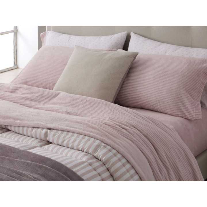 Sábanas Coralina Veriana Nude | Sábanas Invierno Burrito Blanco