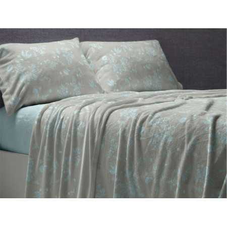 Juego de sábanas Nacarina Amara Jade| Sábanas Burrito Blanco