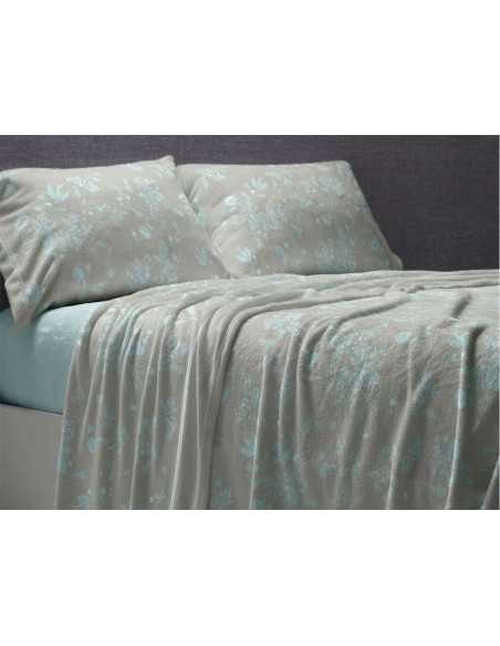 Juego de sábanas Nacarina Amara Jade| Sábanas Burrito Blanco