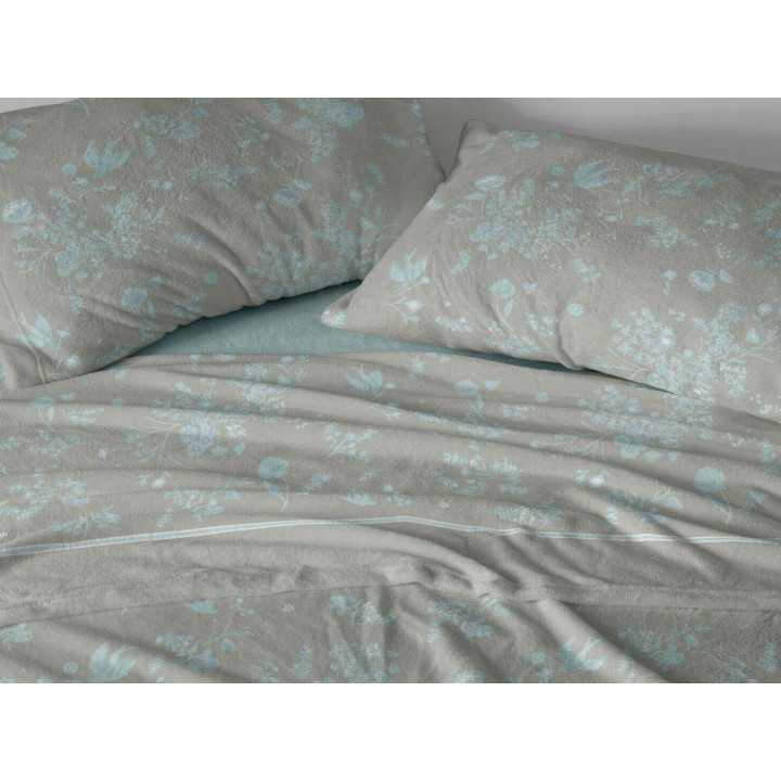 Juego de sábanas Nacarina Amara Jade| Sábanas Burrito Blanco