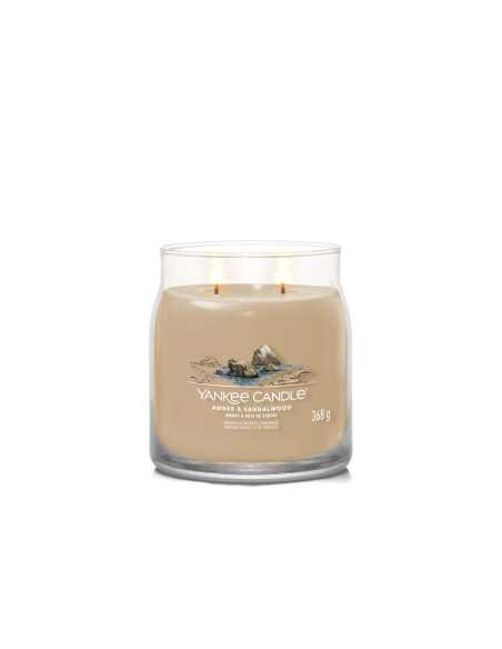 Vela Yankee Candle Amber & Sandalwood Medium | Vela aromática