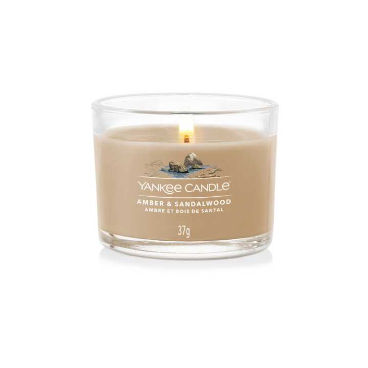 Vela Yankee Candle Amber & Sandalwood Votive | Vela aromática