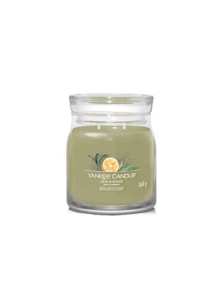 Vela Yankee Candle Sage & Citrus Medium | Vela aromática