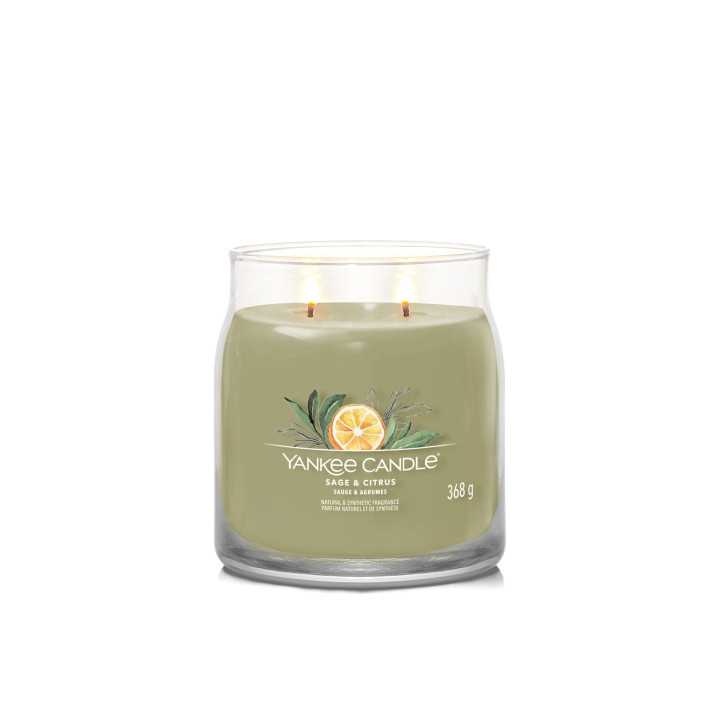 Vela Yankee Candle Sage & Citrus Medium | Vela aromática