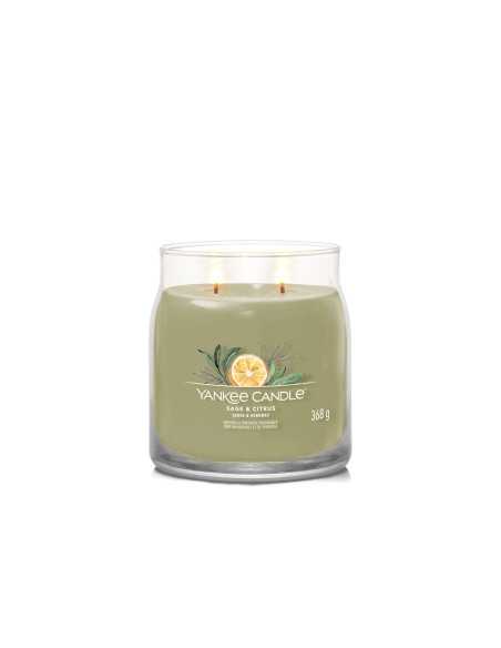 Vela Yankee Candle Sage & Citrus Medium | Vela aromática