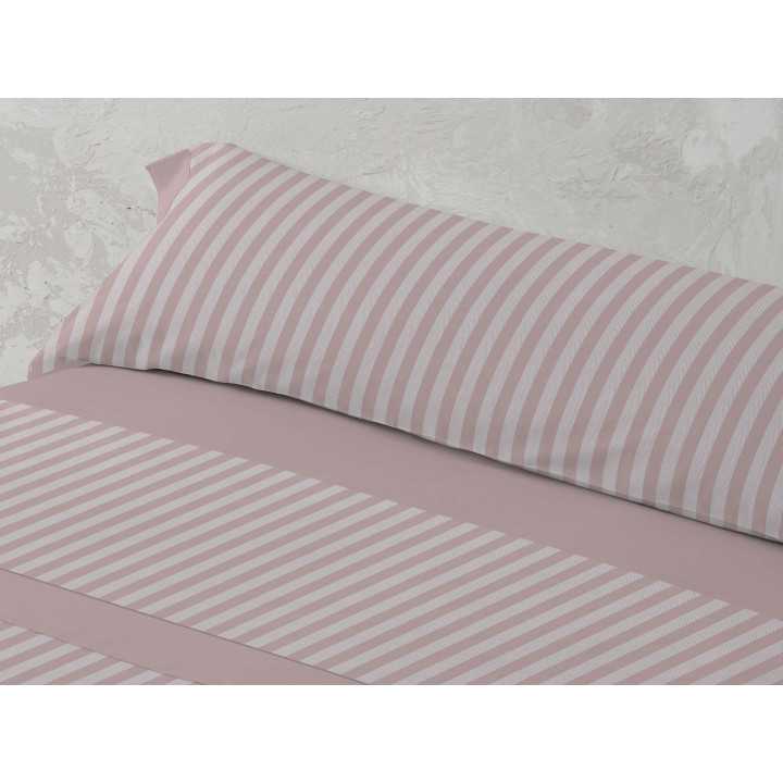 Lençóis de flanela MB Anika Rosa | Lençóis de inverno 100% algod