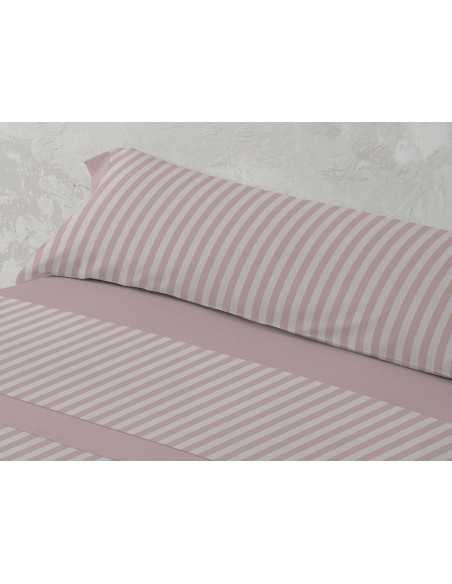 Lençóis de flanela MB Anika Rosa | Lençóis de inverno 100% algod