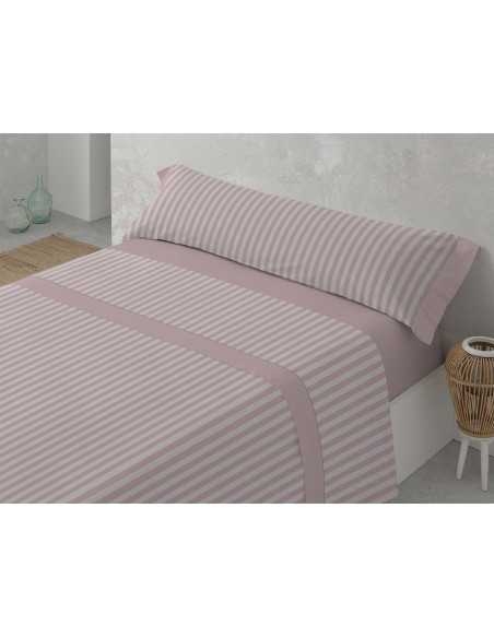 Sábanas Franela MB Anika Rosa | Sábanas invierno algodón 100%