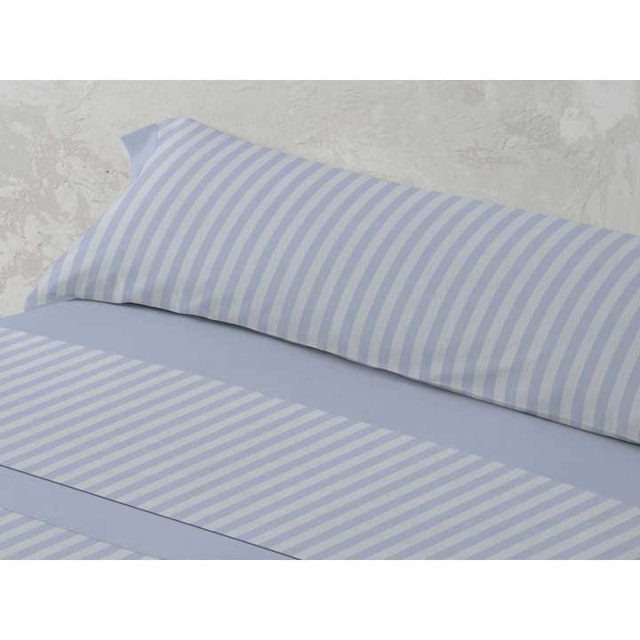 Lençóis de flanela MB Anika Azul | Lençóis de inverno 100% algod