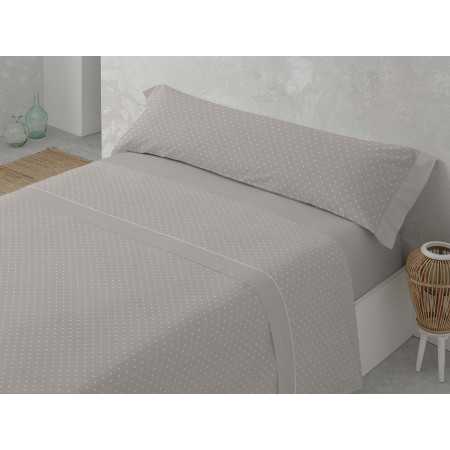 Sábanas Franela MB Dhara Beige | Sábanas invierno algodón 100%