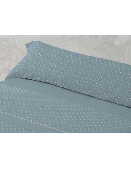 Sábanas Franela MB Dhara Azul | Sábanas invierno algodón 100%