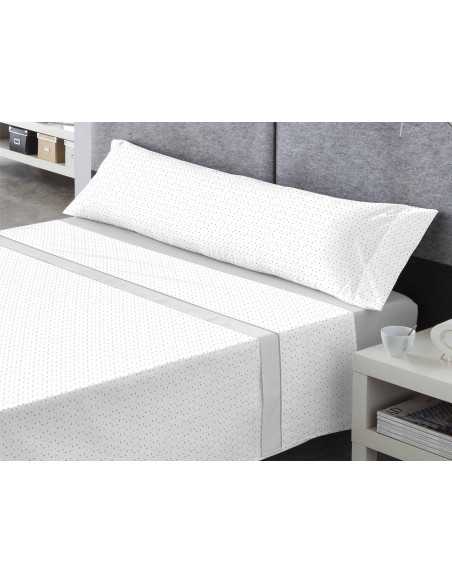 Jogo de lençóis Coralina Reidar cinza | Lençóis de inverno | Revitex