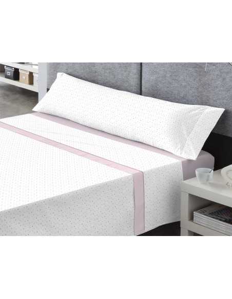 Juego Sábanas Coralina Reidar rosa | Juego Sábanas invierno | Revitex