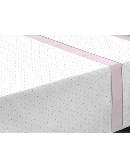 Jogo de lençóis Coralina Reidar rosa | Lençóis de inverno | Revitex