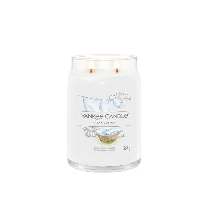 Vela Yankee Candle Clean Cotton Large | Vela aromática