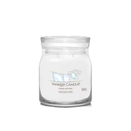 Vela Yankee Candle Clean Cotton Medium | Vela aromática