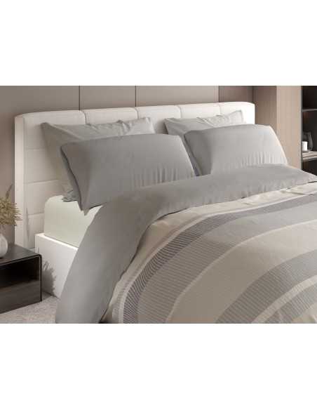 Funda Nórdica Born Gris | Funda Nórdica actual 3 piezas | Revitex