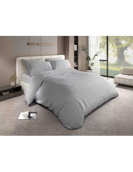 Capa de Edredão Canali Prata| Capa de Edredão moderna 3 peças | Revitex