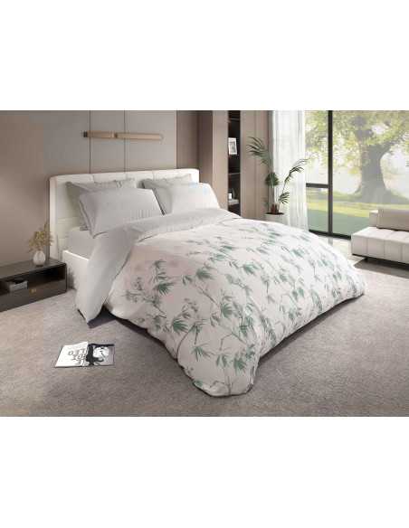 Capa de Edredão Kyoto Musgo | Capa de Edredão moderna 3 peças | Revitex
