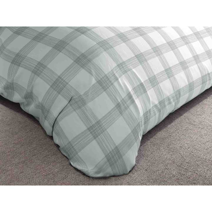 Capa de Edredão Marlow Prata | Capa de Edredão moderna 3 peças | Revitex