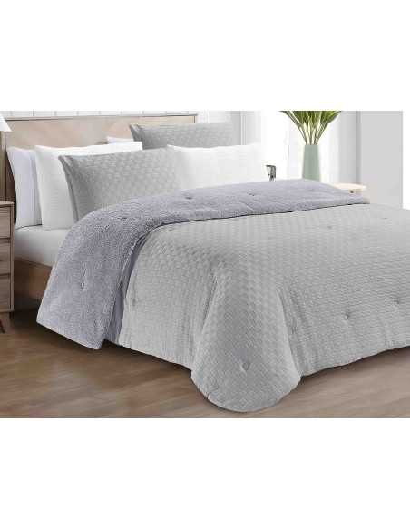 Aquí tienes la **traducción al portugués de Portugal**: **Edredão conforter e sherpa Soul Prata | Edredão conforter de inverno*