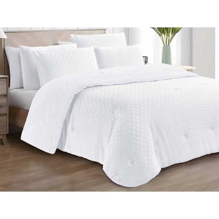 Edredão conforter e sherpa Soul Branco| Edredão conforter de inverno