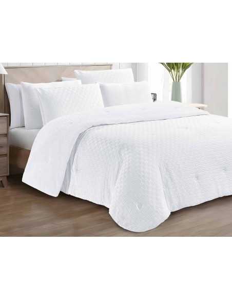 Edredão conforter e sherpa Soul Branco| Edredão conforter de inverno