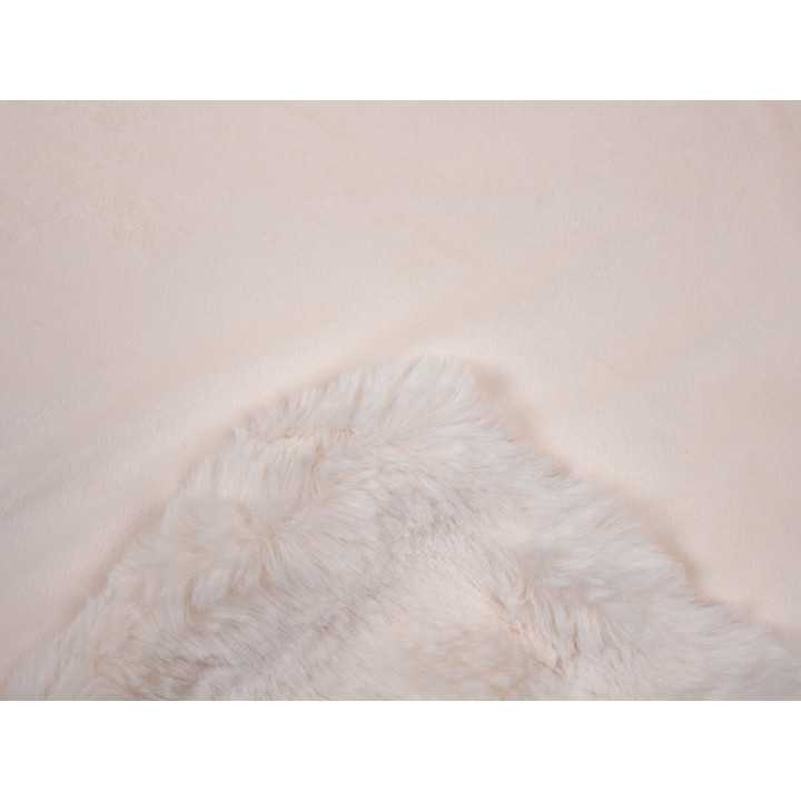 Plaid piel Zafiro crudo | Manta decorativa pelo