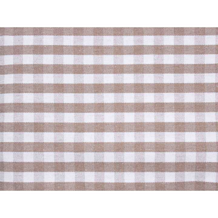 Toalha de mesa aos quadrados Vichy bege | Toalha para festas