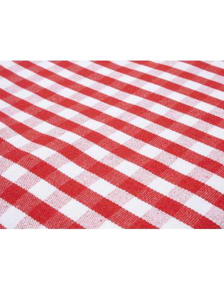 Toalha de mesa aos quadrados Vichy vermelho | Toalha para festas