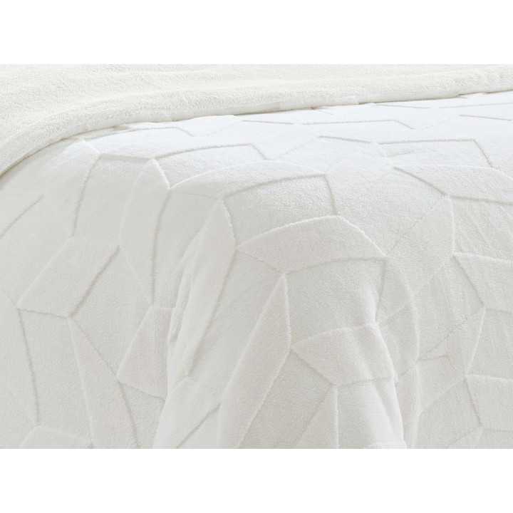 Edredón pana y borreguito Jazz Crema | Edredón conforter invierno