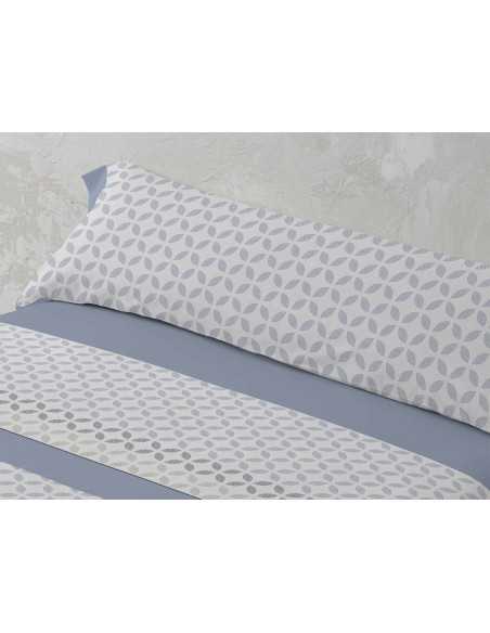 Lençóis de flanela MB Oriana Azul | Lençóis de inverno 100% algod