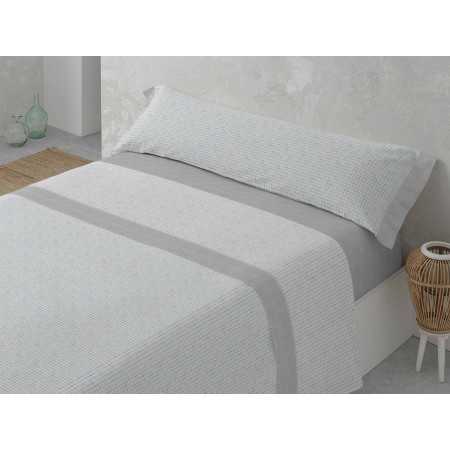 Sábanas Franela MB Sabela Gris | Sábanas invierno algodón 100%