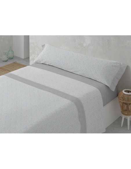Sábanas Franela MB Sabela Gris | Sábanas invierno algodón 100%