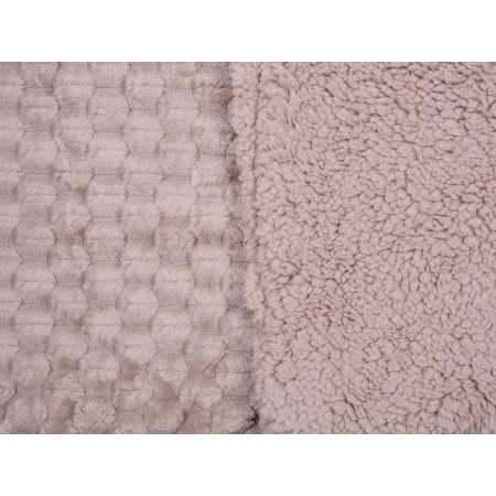 Plaid borreguito Perla beige | Manta auxiliar decorativa 2