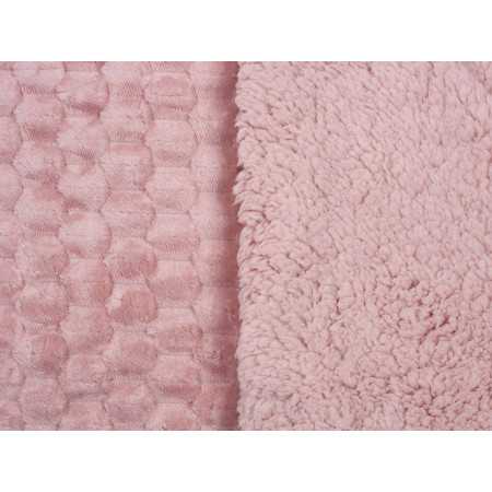 Plaid borreguito Perla rosa | Manta auxiliar decorativa 2