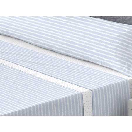 Jogo de lençóis Coralina Erik azul | Lençóis de inverno | Revitex 2