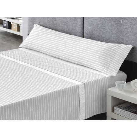 Juego Sábanas Coralina Erik gris | Juego Sábanas invierno | Revitex