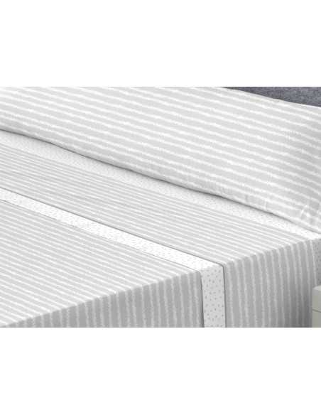 Jogo de lençóis Coralina Erik cinza | Lençóis de inverno | Revitex