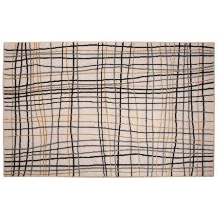 Alfombra pelo Raquel Beige | Alfombra estampada salón y dormitorio | Revitex 2