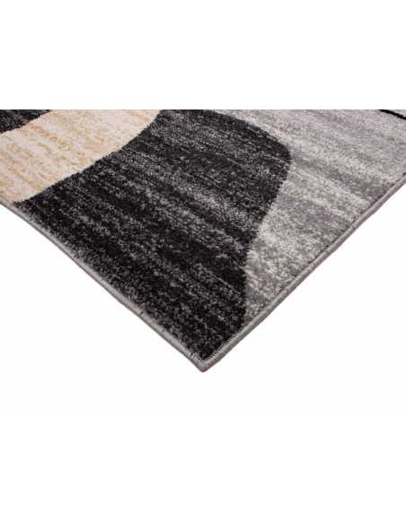 Alfombra pelo Sandra Gris | Alfombra estampada salón y dormitorio | Revitex