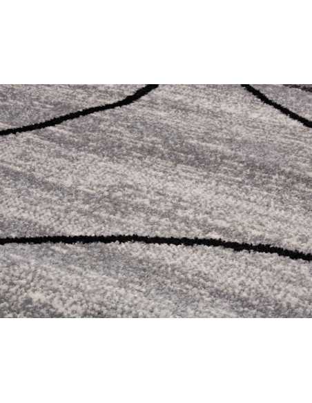 Alfombra pelo Sandra Gris | Alfombra estampada salón y dormitorio | Revitex