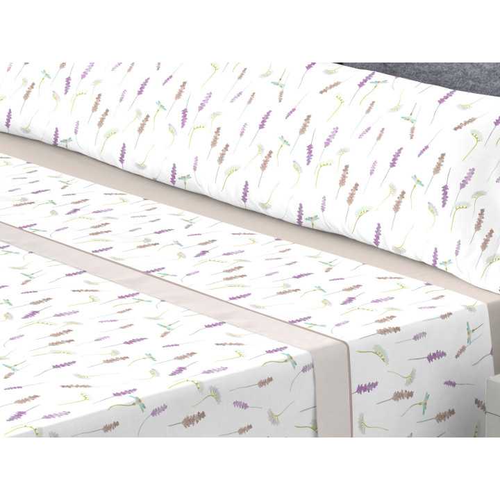 Juego Sábanas Coralina Hakon beige | Juego Sábanas invierno | Revitex